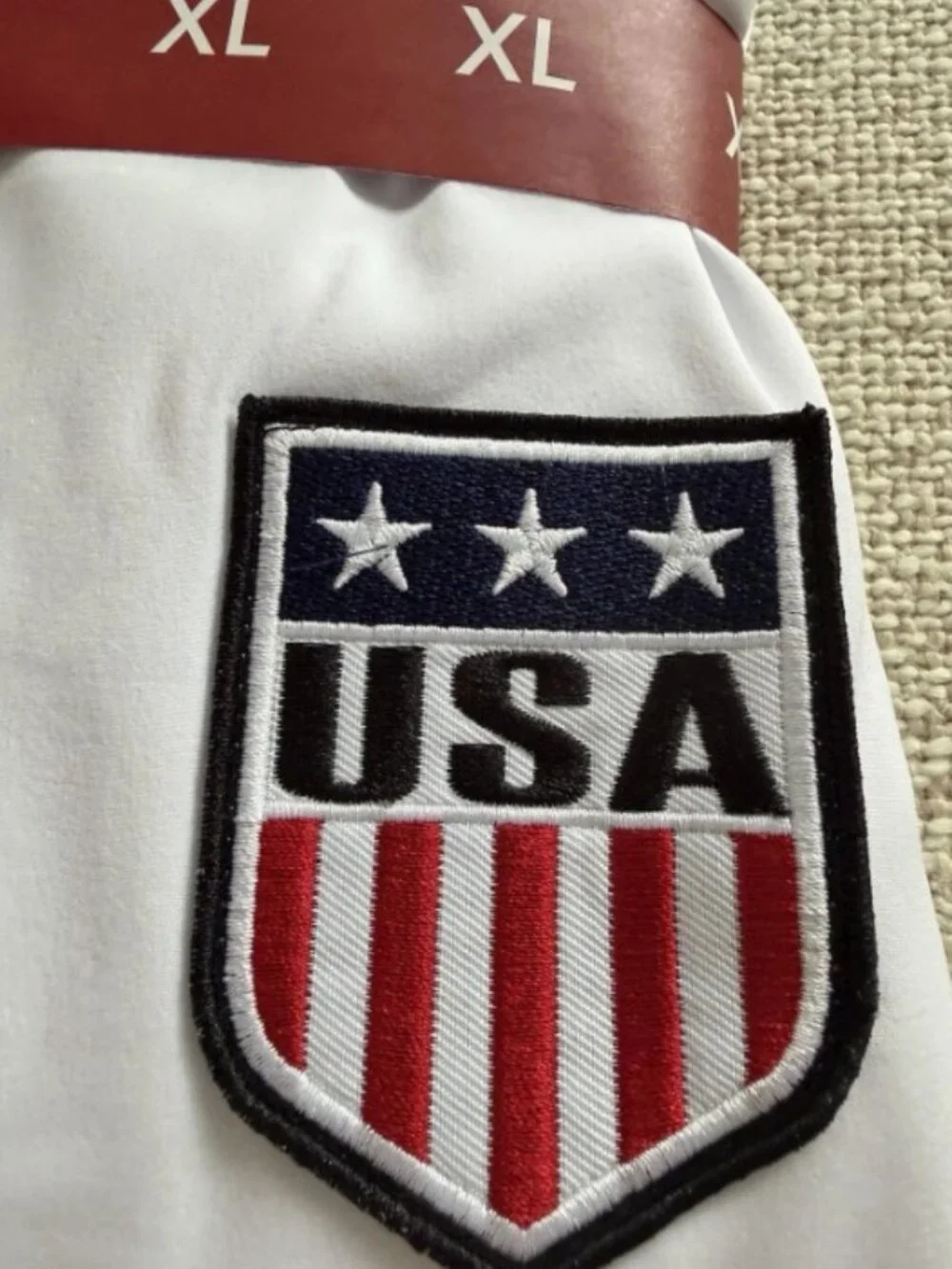 Umbro Team USA Team Pullover Jacket XL Half Zip with Front Zip Pocket